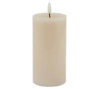 Luxe Collection Melt Effect 3X6 Taupe Led Wax Candle