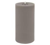 Luxe Collection Melt Effect 6X12 Grey Led Wax Candle