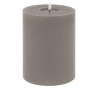 Luxe Collection Melt Effect 6X8 Grey Led Wax Candle