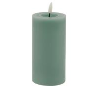 Luxe Collection Melt Effect Sage Led Wax Candle 3X6"