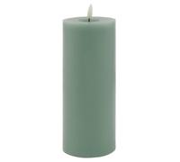 Luxe Collection Melt Effect Sage Led Wax Candle - Safe, Realistic Glow