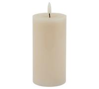 Luxe Collection Melt Effect Taupe Led Wax Candle (3X6)