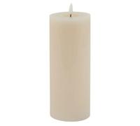 Luxe Collection Melt Effect Taupe Led Wax Candle - Ambient Lighting