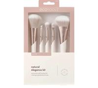 Luxe Collection Natural Elegance Makeup Brush Kit, 5-Piece Set, Rose Gold