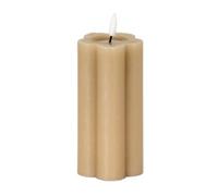 Luxe Collection Natural Glow 2.75X6 Stone Led Candle - Flameless, Real Wax