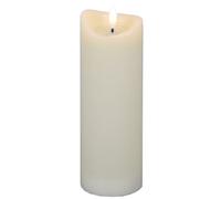 Luxe Collection Natural Glow 2.75X8 Cream Melted Led Candle