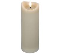 Luxe Collection Natural Glow 2.75X8 Taupe Melted Led Candle