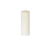 Luxe Collection Natural Glow 3.5X9 Ribbed Led Candle