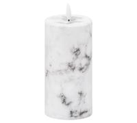 Luxe Collection Natural Glow 3x6 Marble Effect LED Candle