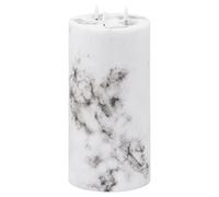 Luxe Collection Natural Glow 6X12 Marble Effect Led Candle