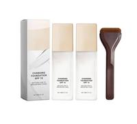 luxe Colour Changing Foundation SPF 15 - Mature Skin Liquid Makeup - Flawless Color Changing Foundation, Long Lasting Color Match for Face for Women, Concealer Cover, Sunscreen, Non-Greasy (2Pc)