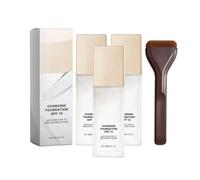 luxe Colour Changing Foundation SPF 15 - Mature Skin Liquid Makeup - Flawless Color Changing Foundation, Long Lasting Color Match for Face for Women, Concealer Cover, Sunscreen, Non-Greasy (3Pc)