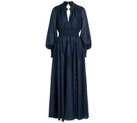 Luxe DE Valentina Horizon Embroidered Maxi Dress - Navy - 12 (UK12 / M)