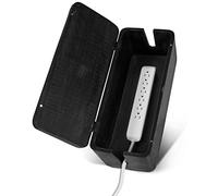 Luxe Designs Cable Management Box - Large Extension Cable Box for Desk, Home or Office - Rustic Black Cable Tidy Box to Hide Wires, Power Strips, Cords - Stylish Cord Organizer & Cable Storage