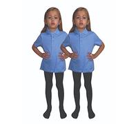 LUXE DIVA Boys Girls Plain Polo Shirts Kids Summer Short Sleeve School T-Shirts Top School Shirts Uniform PE Top Gym (UK, Age, 7 Years, 8 Years, Regular, Pack of 2 - Sky Blue)