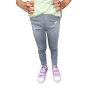 LUXE DIVA Girls Plain Legging Full Length Kids Children Teen Basic Stretchy Full Length Ages 2 3 4 5 6 7 8 9 10 11 12 13 Dance Stretch Teen (UK, Age, 13 Years, 13 Years, Regular, Grey)