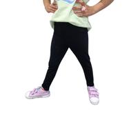 LUXE DIVA Girls Plain Legging Full Length Kids Children Teen Basic Stretchy Full Length Dance Stretch Teen 20+ Colours Black, 9-10 Years