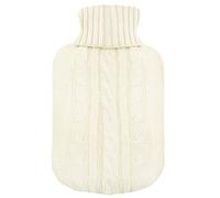 LUXE DIVA Hot Water Bottle with Knitted Cover, 2L Hot Water Bag for Hot and Cold Compress, Hand Feet Warmer, Neck and Shoulder Pain Relief