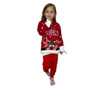 LUXE DIVA Kids Girls Boys Unisex Star Rudolph Novelty Christmas Jumper Sweater Unisex Christmas Xmas Knitted Novelty, Retro, Elf, Football Jumper Sweater Christmas Xmas from Age 3 to 14 Years Old