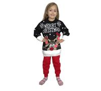 LUXE DIVA Kids Girls Boys Unisex Star Rudolph Novelty Christmas Jumper Sweater Unisex Christmas Xmas Knitted Novelty, Retro, Elf, Football Jumper Sweater Christmas Xmas from Age 3 to 14 Years Old