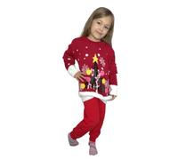 LUXE DIVA Kids Girls Boys Unisex Star Rudolph Novelty Christmas Jumper Sweater Unisex Christmas Xmas Knitted Novelty, Retro, Elf, Football Jumper Sweater Christmas Xmas from Age 3 to 14 Years Old