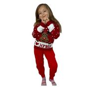 LUXE DIVA Kids Girls Boys Unisex Star Rudolph Novelty Christmas Jumper Sweater Unisex Christmas Xmas Knitted Novelty, Retro, Elf, Football Jumper Sweater Christmas Xmas from Age 3 to 14 Years Old