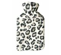 LUXE DIVA Large 2L Hot Water Bottle with Soft Fleece Cover