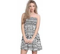 LUXE DIVA New Womens Ladies Sheering Top Strapless Bandeau Dress Top Jersey Ladies Plus Size Boobtube Top Dress UK 8-22
