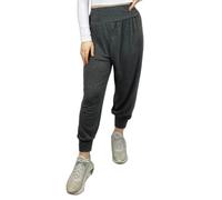LUXE DIVA Women’s Harem Trousers - Soft Stretch Full Length Yoga Pants - Elasticated Waist Casual Baggy Lounge Joggers - Plus Size Ladies Trousers UK 8-26 Charcoal