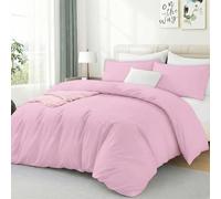 Luxe Dreams King Duvet Cover Set - Soft Brushed Microfiber Bedding for King Size Bed -Hypoallergenic Quilt Cover 220x225 cm with Matching 2 Pillowcase 50×70 cm - Baby Pink