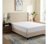 Luxe Dreams White Single Fitted Sheet 90 x 190 cm with 12 inch (30 cm) Deep Pocket - Soft Brushed Microfiber Wrinkle & Fade Resistant - OEKO-TEX Certified