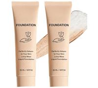 Luxe Foundation, Luxe Colour Changing Foundation SPF 50, Luxe Foundation For Mature Skin, Intelligent Color Correcting Foundation, Medium Coverage, Natural Makeup, Lightweight Texture, 30ml (2PCS)