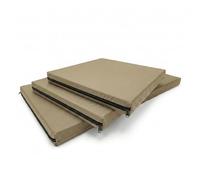 Luxe & Komfort 3 piece Garden Rattan Replacement Cushion Set 94 x 43 x 5 CM & 47 x 43 x 5 CM | Polyester PU Waterproof Out-door Garden Cushion Set (Sand)