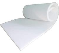 Luxe & Komfort® High Density Upholstery Firm Foam Sheet for Cushion, Seat Pads, Sofa, Dinning Indoor Floor mat Caravan & Camper Vans Outdoor Chair Padding 60 x 20 x 1 Inch (White Foam)