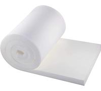 Luxe & Komfort® High Density White Upholstery Firm Foam Sheet 79 x 16 Inch| Seat Cushion Replacement Foam| Foam Padding for Home Accessories (79 x 16 x 1.5)