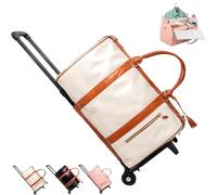 Luxe Mega Bag, Luxe Mega Bag Travel, 2025 New 2 in 1 Garment Duffle Bags for Travel (Upgraded-Beige)