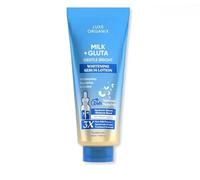 Luxe Organix Milk + Gluta Gentle Bright Whitening Serum Lotion, 24h Intense Nourish, 350 ml