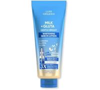 Luxe Organx Milk + Gluta Gentle Bright Whitening Serum Lotion, 350 ml, 24-Hour Nourishing Formula (3)