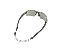 Luxe Performance Cable Strap Adjustable No Tail Sunglass Strap Eyewear Retainer Sunglasses, Eyeglasses, Prescription Glasses, Luxe Black, 14"