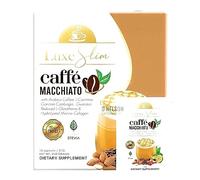 Luxe Slim Cafe Macchiato with Hydrolyzed Collagen & Glutathione, 21g x 10 Sachets, 0.74 Ounce (Pack of 10)