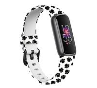 Luxe Straps Compatible with Fitbit Luxe Watch Bands Wrist Strap for Men Women Colorful Pattern Floral Sport Watchband Bracelet Bangle Wristband Replacement Accessories with Metal Buckle Large Wrist
