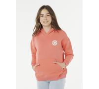Luxe surf RIP CURL hooded sweatshirt coral