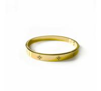Luxe Tones Avana Luxe 18k Gold Plated Clover Bangle