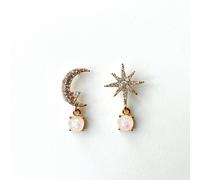 Luxe Tones Women's Andromeda Moon & Star Earrings Luxe Tones Multicolor One Size