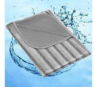 Luxear Cooling Throw Blanket Breathable Summer Blanket for Bed 200 x 220 cm, Grey