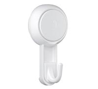 Luxear Suction Hook 6 Pack, Plastic Shower Hook Reusable Removable Vacuum for Window Bathroom Wreath