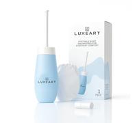 LUXEART Mobile Bidet SPA, Hand Travel Bidet with Bag, Peri Bottle with 400 ml, Portable Intimate Shower in Baby Blue, the Butt Shower is Ideal for Pregnancy, Two Spray Variations, Versatile Use