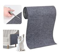 LUXECOVE Cat Scratching Mat, Anti-Scratch Self-Adhesive, 40 x 200 cm, Can Be Cut to Size, Protects Sofa Furniture (Grey)