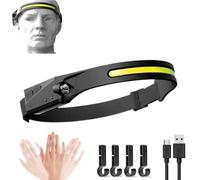 Luxelight Led Headtorch, Luxe Light Head Torch, Lux Light LuxLight Head Torch, Super Bright 230° Wide Beam Headtorch, with Motion Sensor, for Running,Camping,Hunting [Energy Class A+++] (1 PCS)