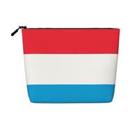 Luxembourg Flag Cosmetic Travel Bag Lightweight and Durable Suitable for Daily Use and Business Travel
